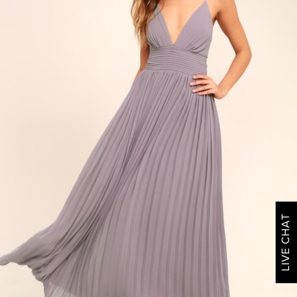 Lulus purple maxi dress
